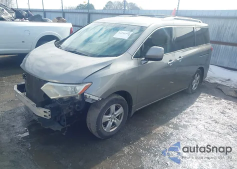 2011 Nissan Quest Sv from USA, damaged, VIN JN8AE2KP3B9006518